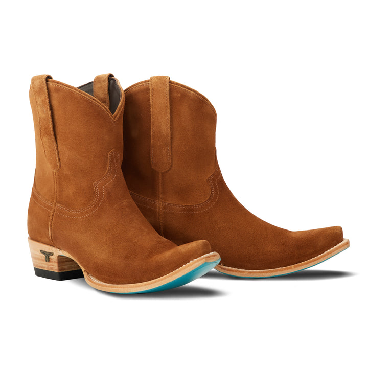 Emma Jane Bootie - Toffee Suede Ladies Bootie Toffee Suede Western Fashion by Lane