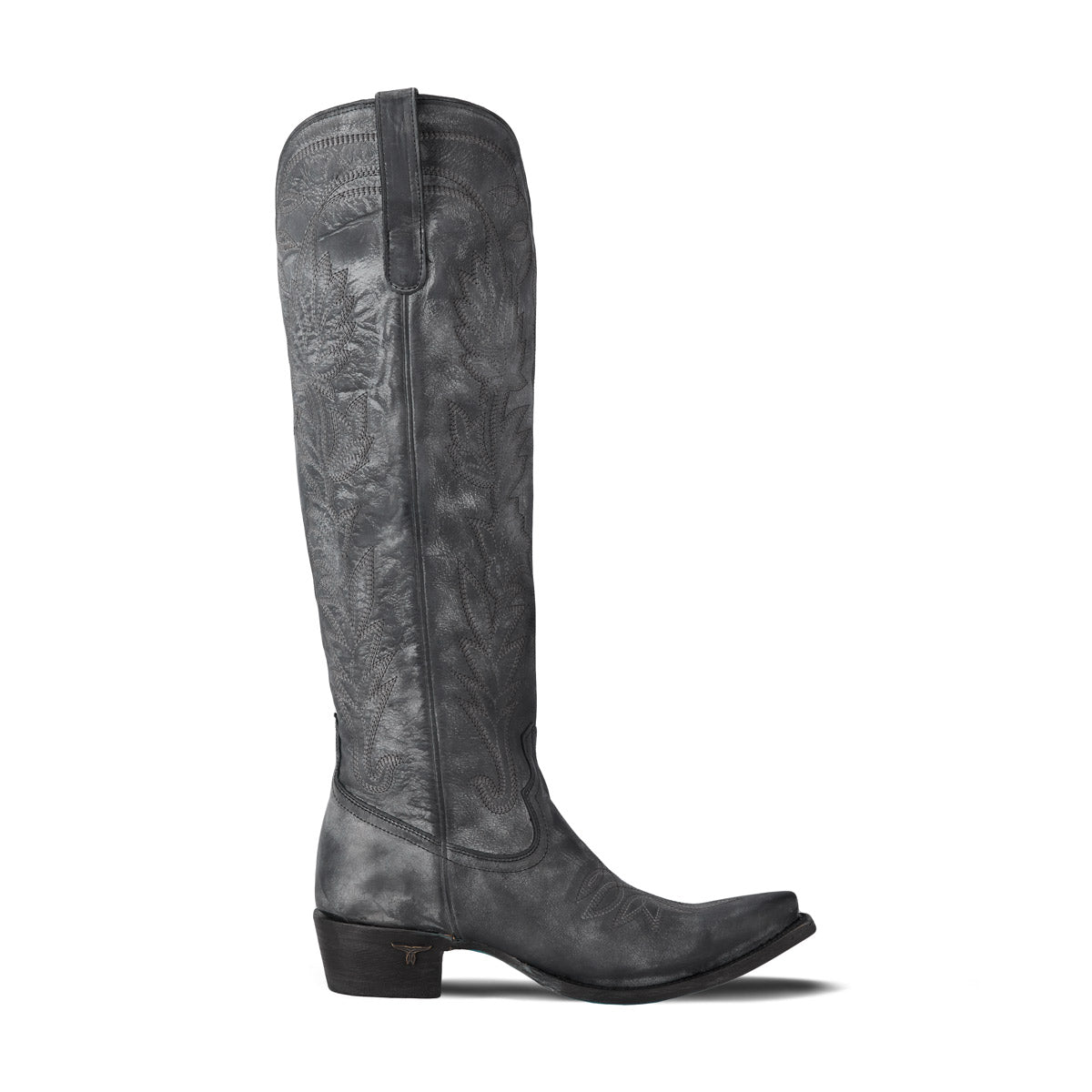 Sandaga Knee High - Distressed Jet Black**FINAL SALE** Ladies Boot Western Fashion by Lane