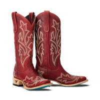 Saratoga Square Boot - Smoldering Ruby Ladies Boot Western Fashion by Lane