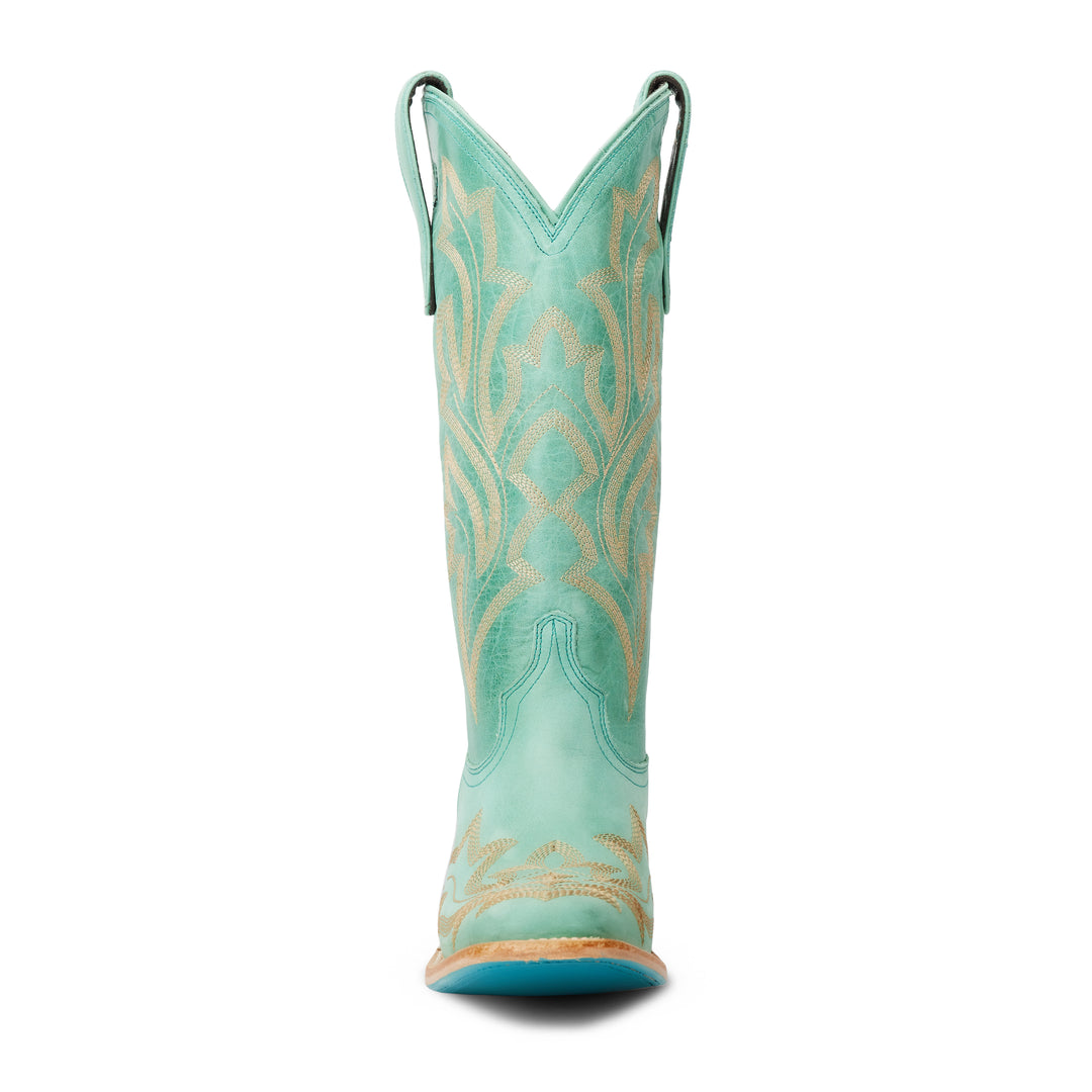 Saratoga Square Boot - Taos Turquoise Ladies Boot Western Fashion by Lane