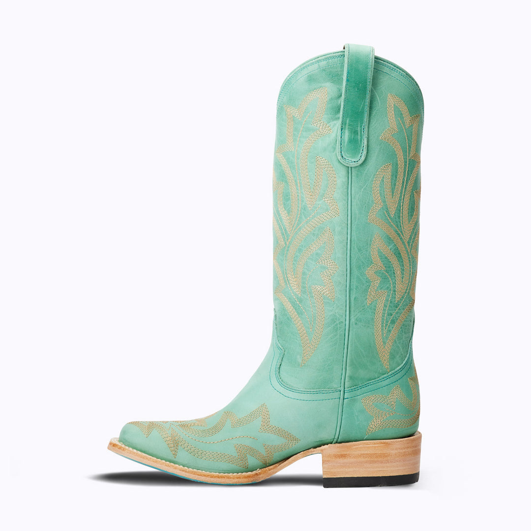 Saratoga Square - Taos Turquoise Ladies Boot  Western Fashion by Lane