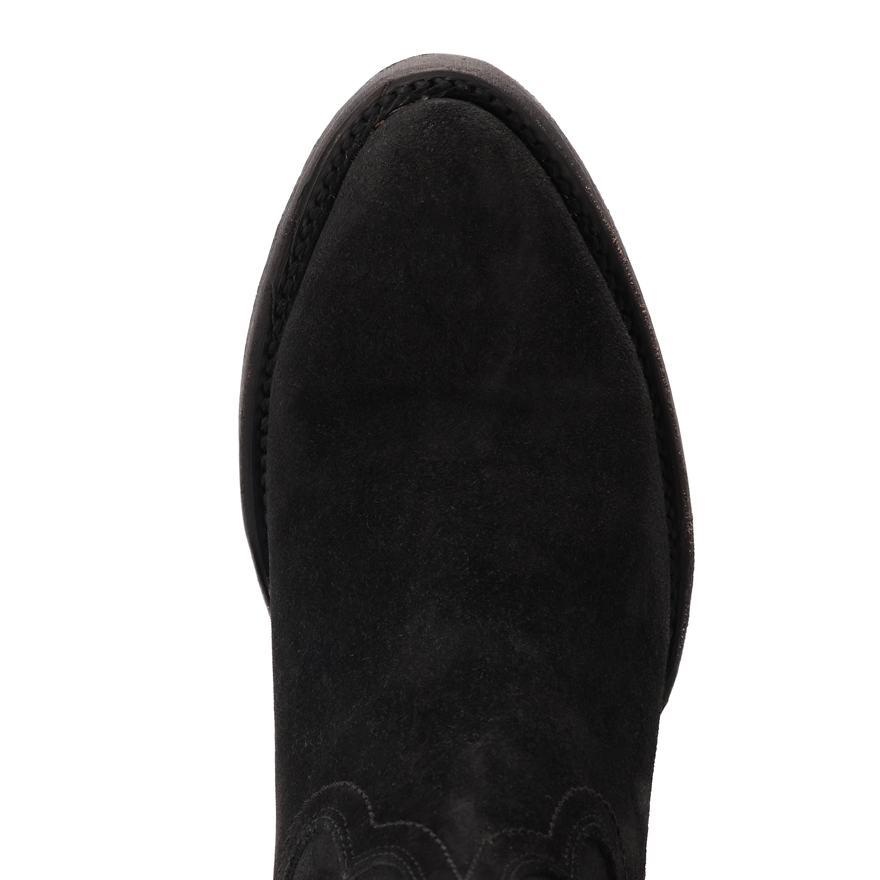 Plain Jane Boot - Soft Black Suede Ladies Boot Western Fashion by Lane