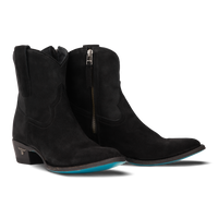 Plain Jane Bootie - Soft Black Suede Ladies Bootie Soft Black Suede Western Fashion by Lane