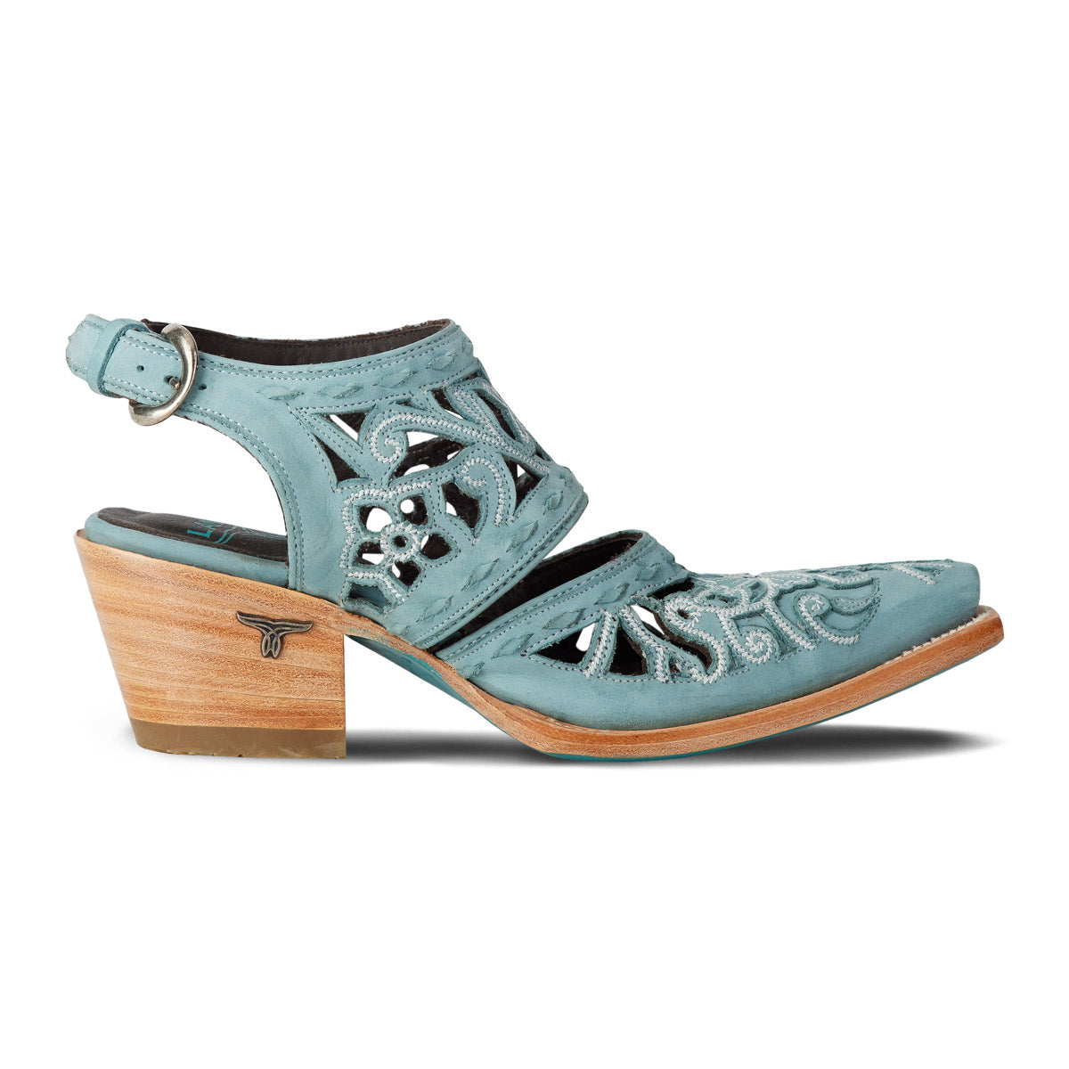 Robin Cut Out Slingback Mule - Powder Blue Mule Western Fashion by Lane