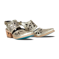 Robin Cut Out Slingback Mule - Champagne Metallic Mule Champagne Metallic Western Fashion by Lane