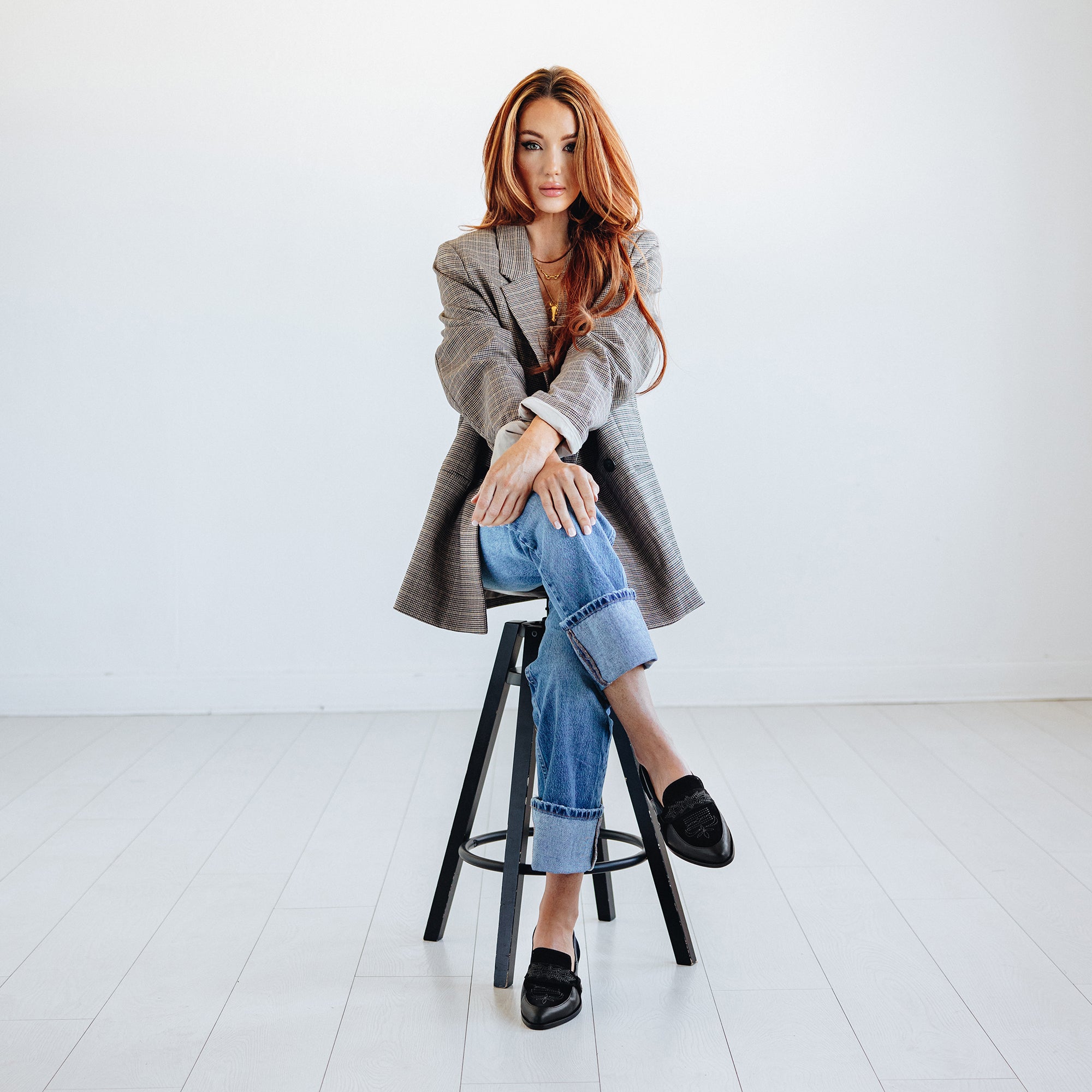 Martingale Loafer - Jet Black Shoe Western Fashion by Lane