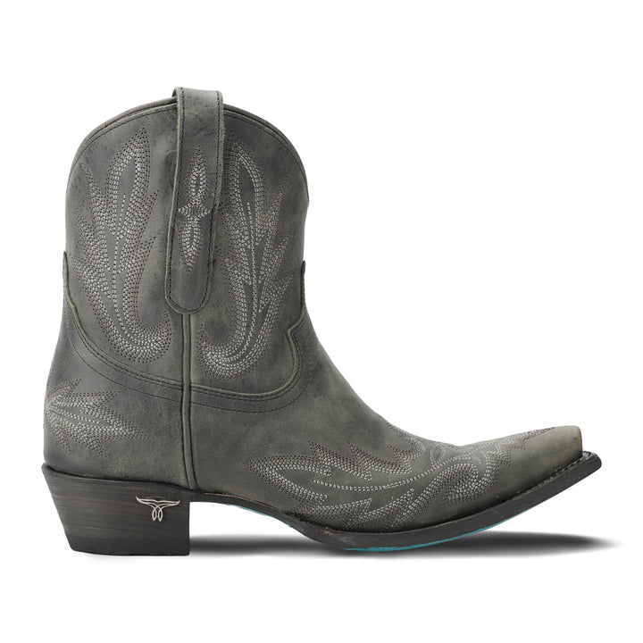 **Final Sale** Lexington Bootie - Distressed Charcoal   Western Fashion by Lane