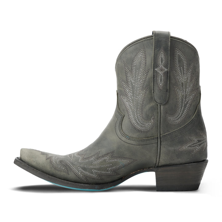 **Final Sale** Lexington Bootie - Distressed Charcoal   Western Fashion by Lane