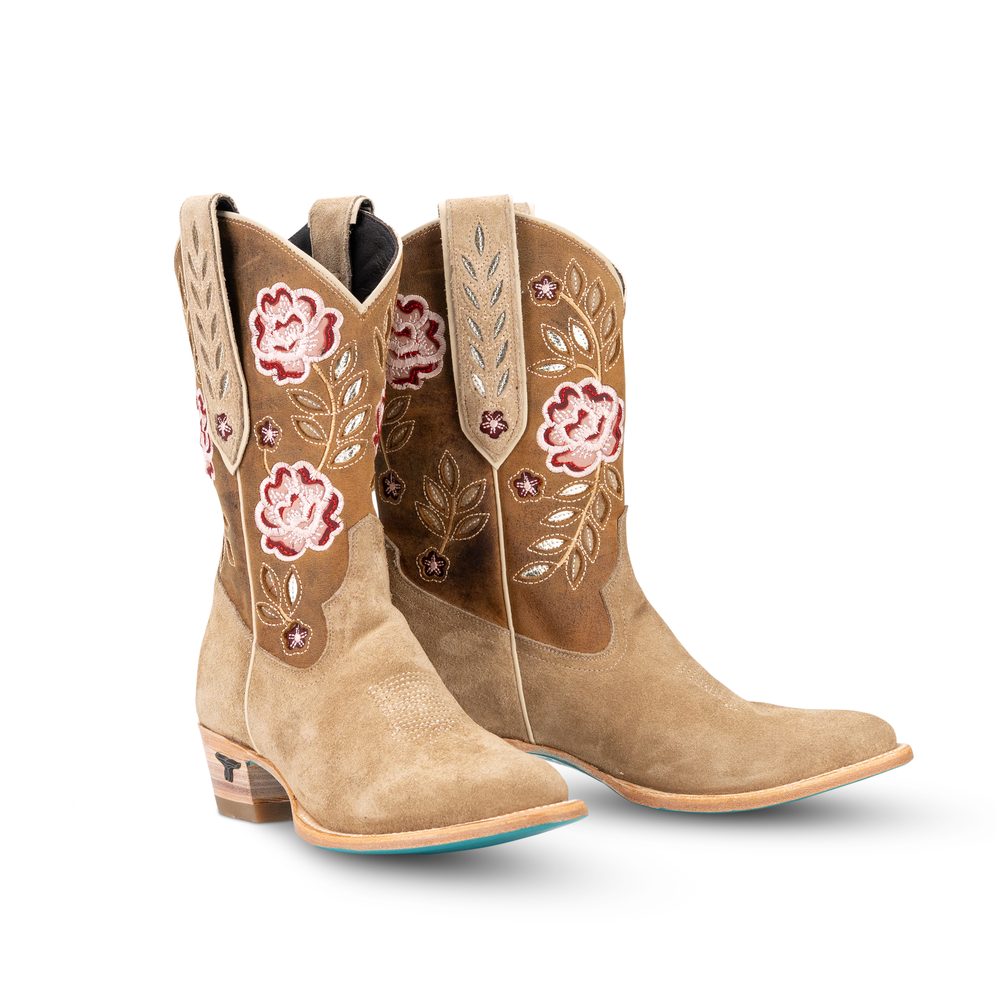 Kenzie Midi - Latte Suede Ladies Boot Western Fashion by Lane