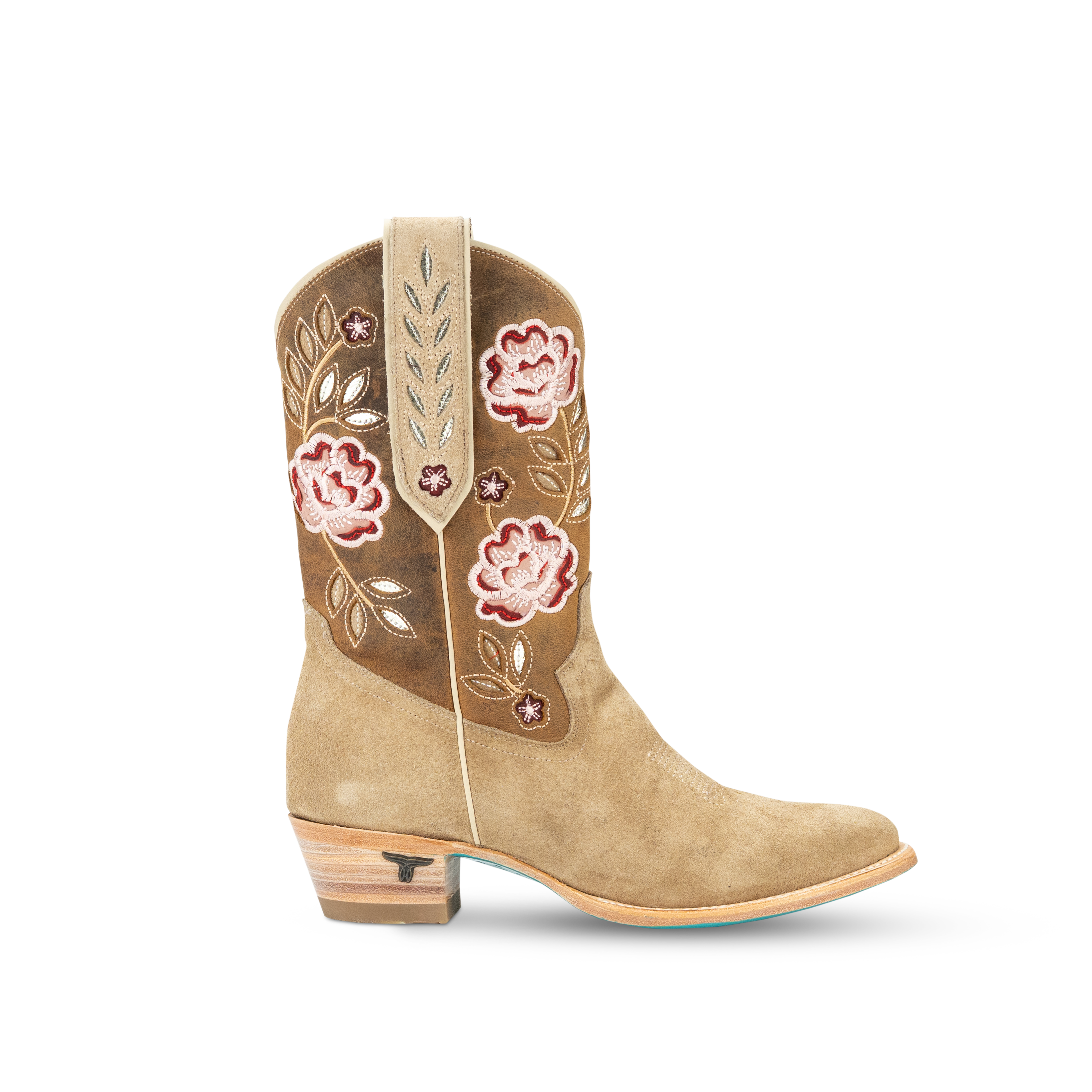 Kenzie Midi - Latte Suede Ladies Boot Western Fashion by Lane