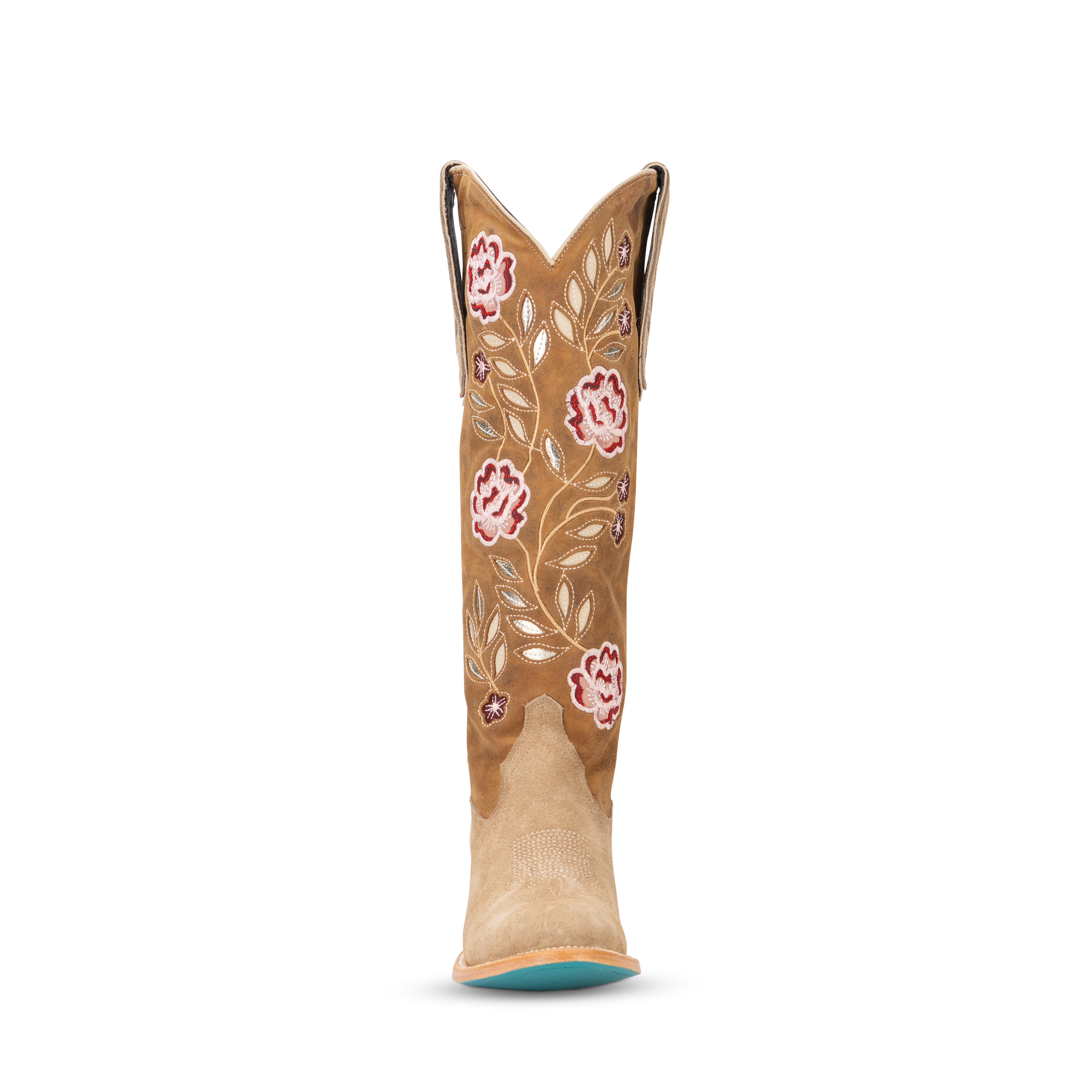 Kenzie Boot - Latte Suede/Burnt Caramel Ladies Boot Western Fashion by Lane