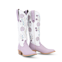Kenzie Boot - Lovely Lavender/Matte White Ladies Boot Western Fashion by Lane