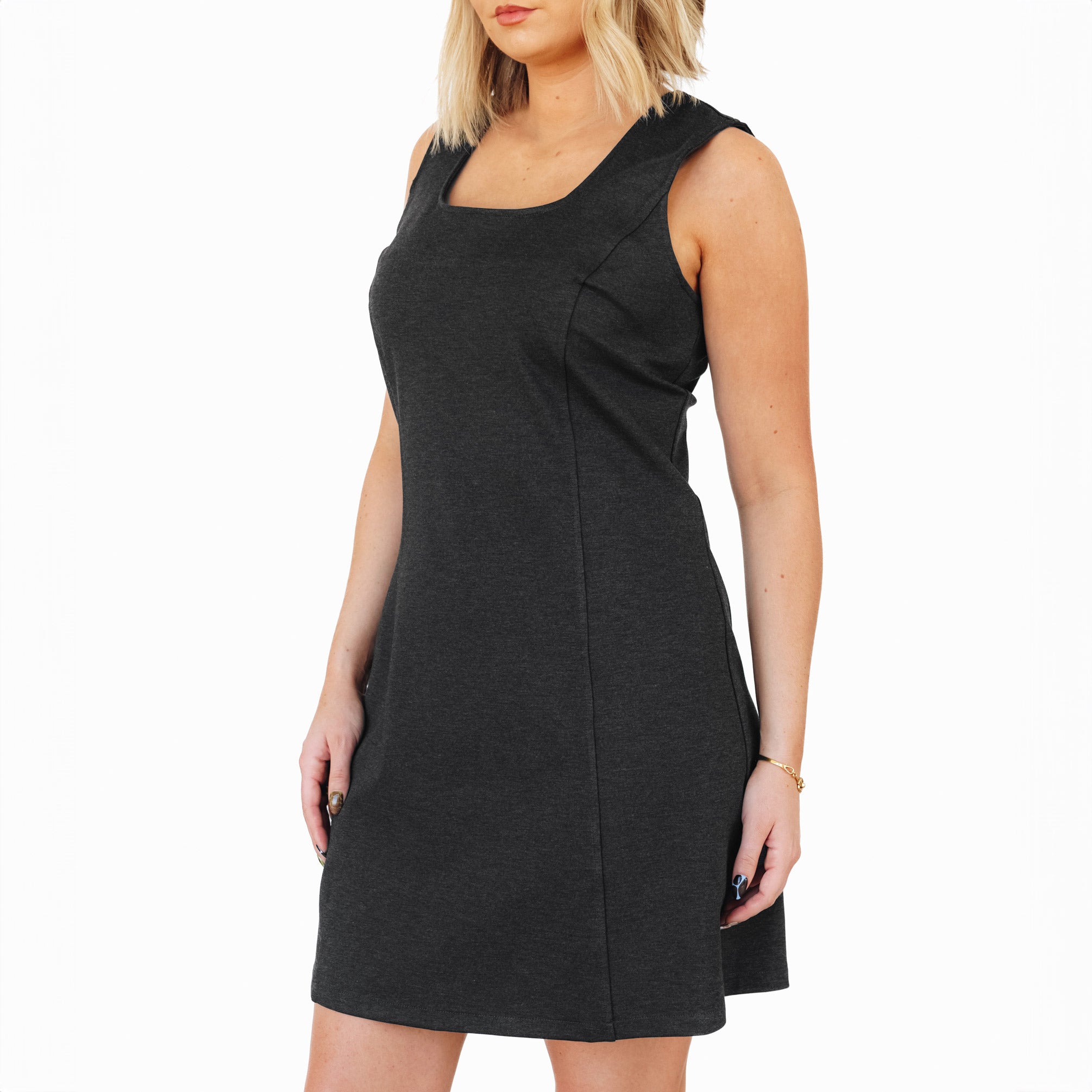 Lane Essential Dress - Grey Clothing Western Fashion by Lane