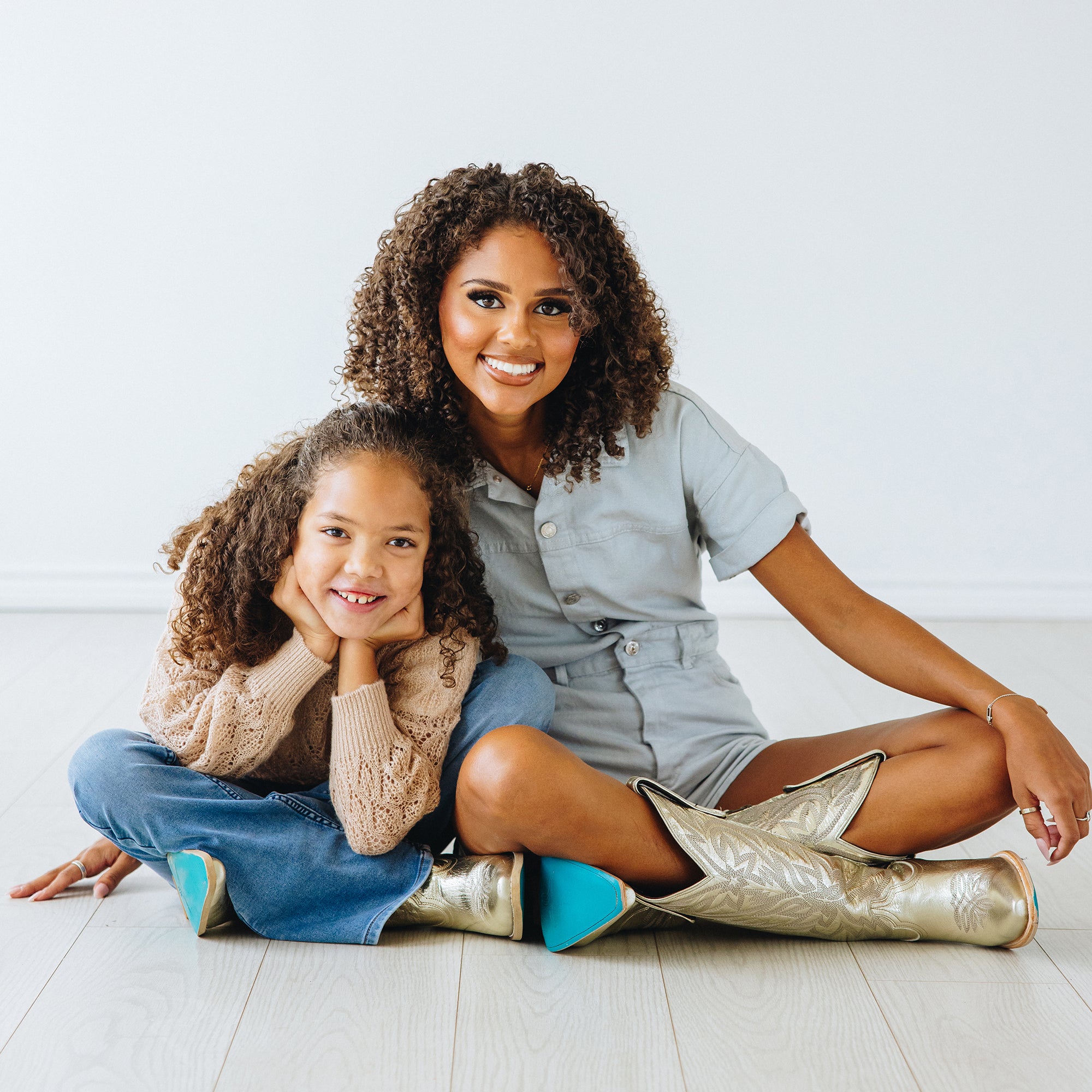 Lil' Lane Smokeshow Boot - Champagne Metallic Kids Boots Western Fashion by Lane