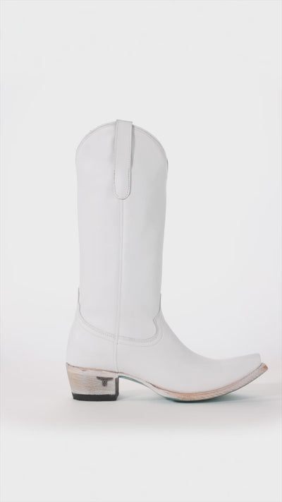 Emma Jane Boot - Matte White Ladies Boot Western Fashion by Lane