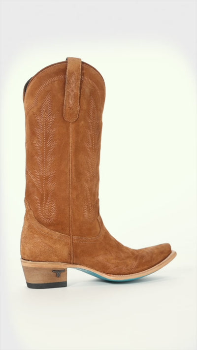 Lexington Boot - Toffee Suede Ladies Boot Western Fashion by Lane