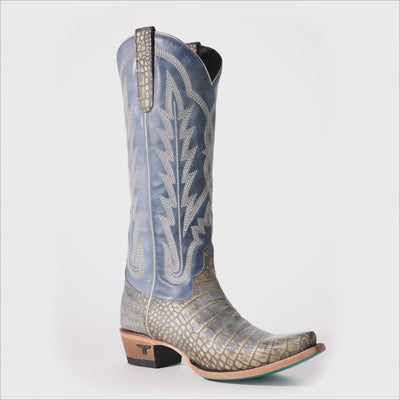 Skylight Boot - Gilded Denim Ladies Boot Western Fashion by Lane