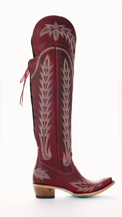 Lexington OTK Corset - Smoldering Ruby Ladies Boot Western Fashion by Lane