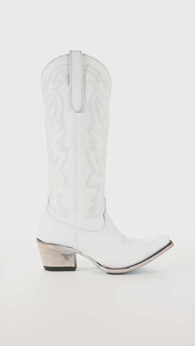 Smokeshow Boot - Matte White Ladies Boot Western Fashion by Lane