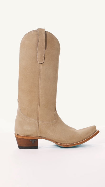 Emma Jane Boot - Latte Suede Ladies Boot Western Fashion by Lane