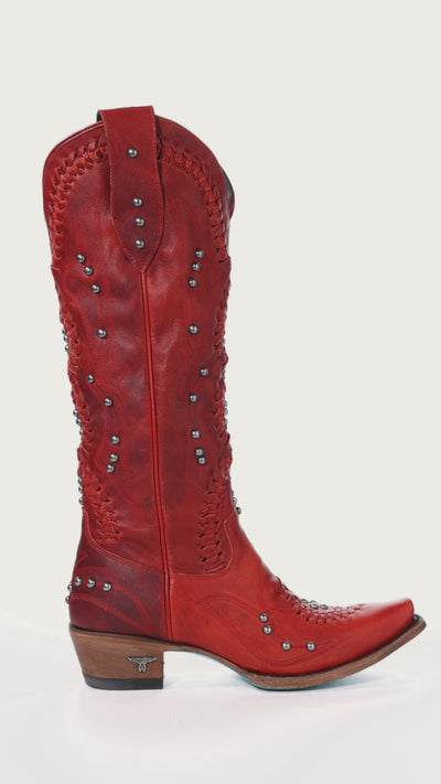 Cossette Boot - Smoldering Ruby Ladies Boot Western Fashion by Lane