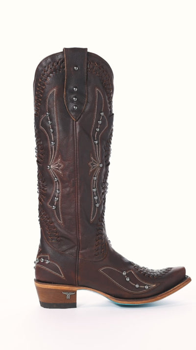 Cossette Boot - Cognac Ladies Boot Western Fashion by Lane