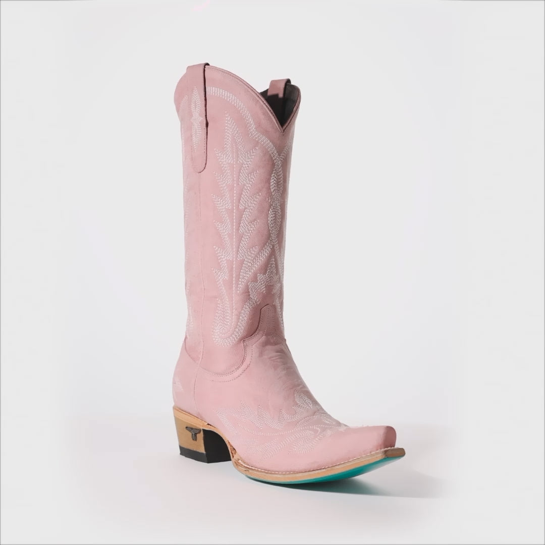 Blush Pink cowboy boots western fashion by Lane