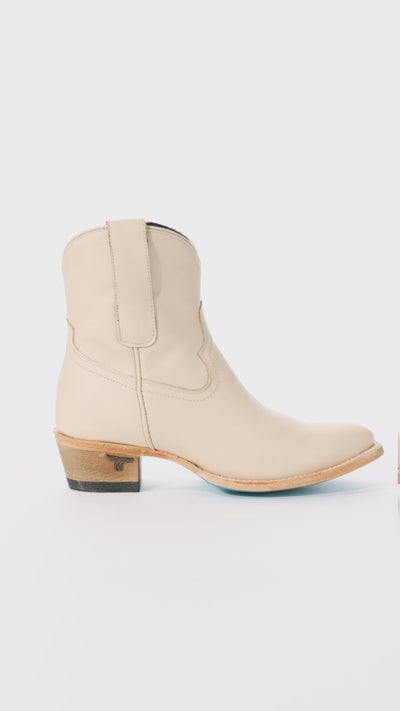 Plain Jane Bootie - Pale Ivory Ladies Bootie Western Fashion by Lane