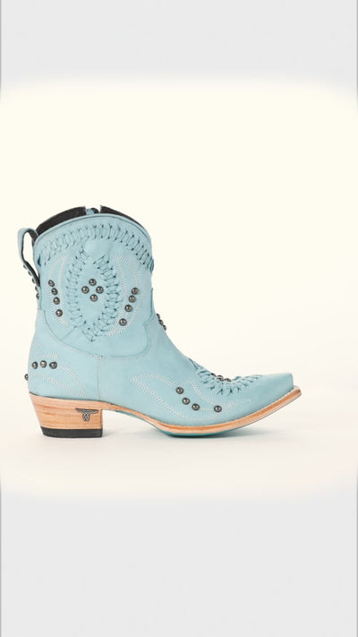 Cossette Bootie - Powder Blue Ladies Bootie Western Fashion by Lane