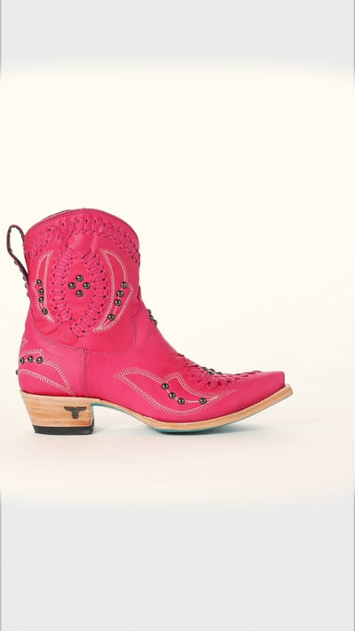 Cossette Bootie - Hot Pink Ladies Bootie Western Fashion by Lane