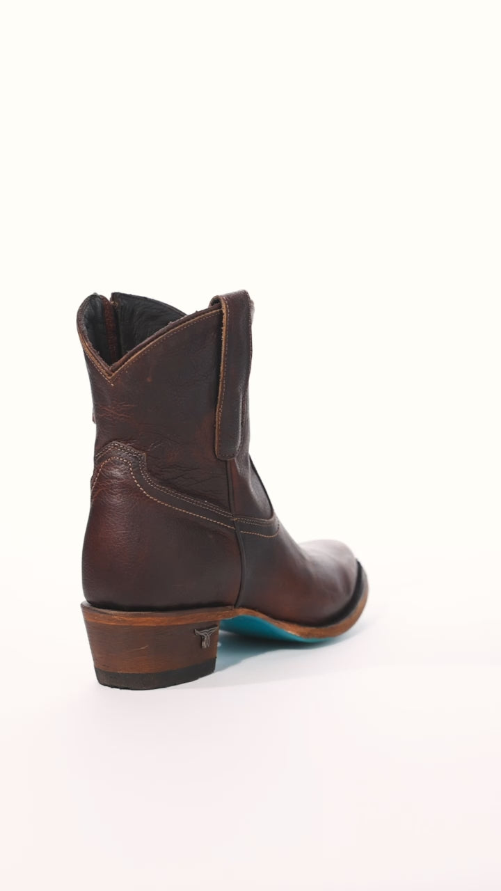 Plain Jane Bootie - Cognac