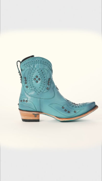 Cossette Bootie - Turquoise Blaze Ladies Bootie Western Fashion by Lane