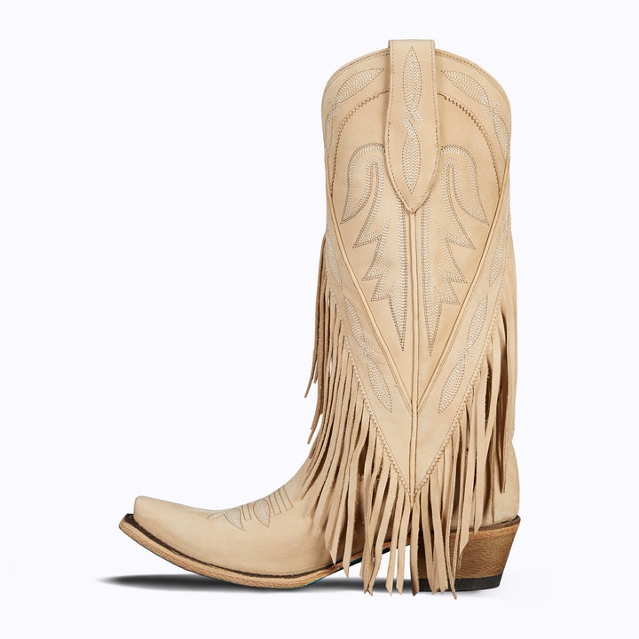 Senita Falls - Bone Ladies Boot  Western Fashion by Lane