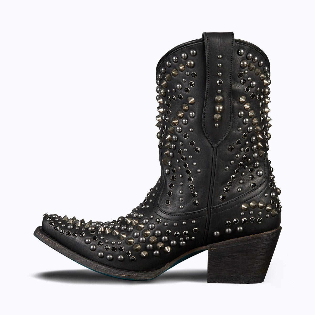 Black studded hotsell western boots