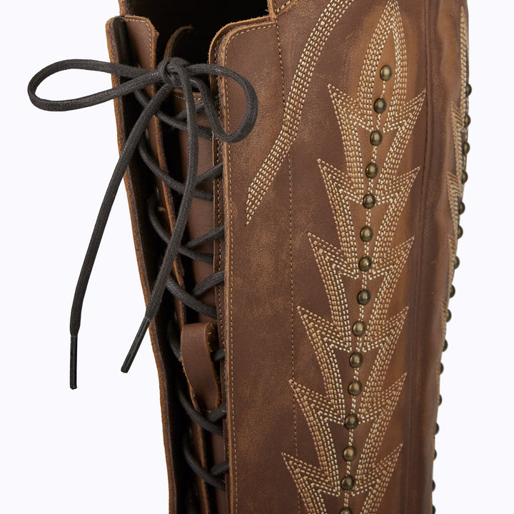 Lexington OTK Stud Ladies Boot  Western Fashion by Lane