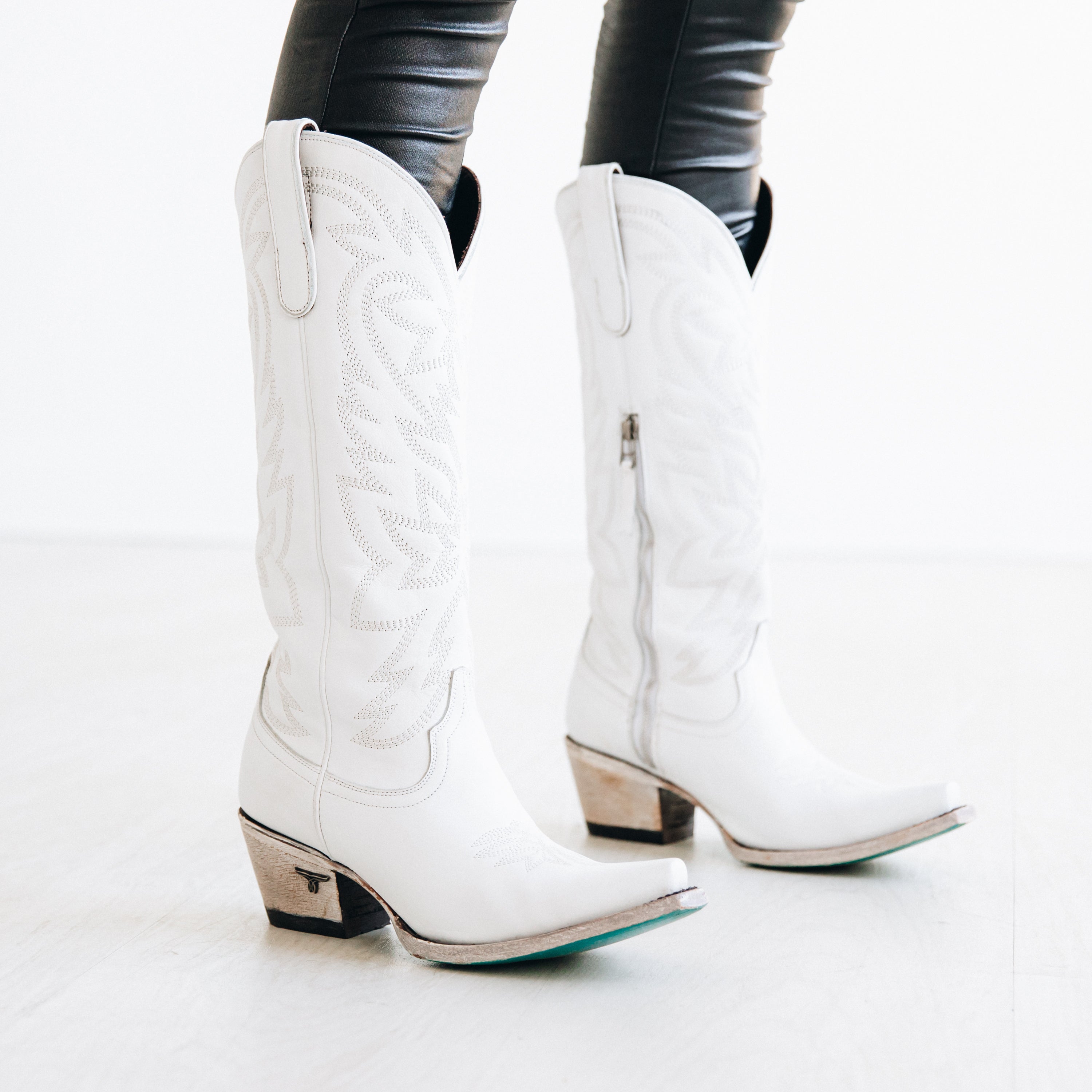 Smokeshow Boot - Matte White Ladies Boot Western Fashion by Lane