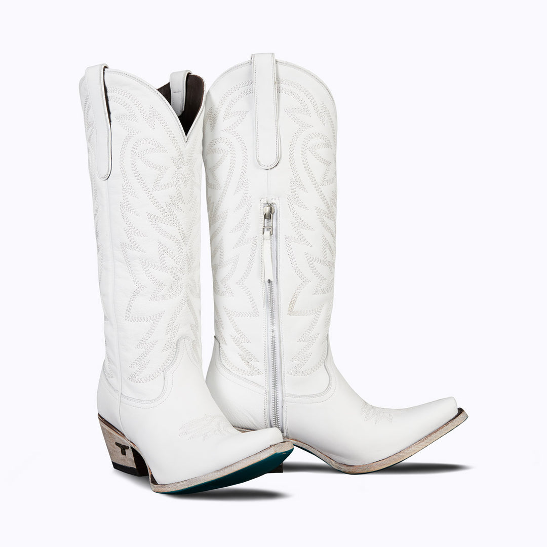 Smokeshow - Matte White Ladies Boot  Western Fashion by Lane