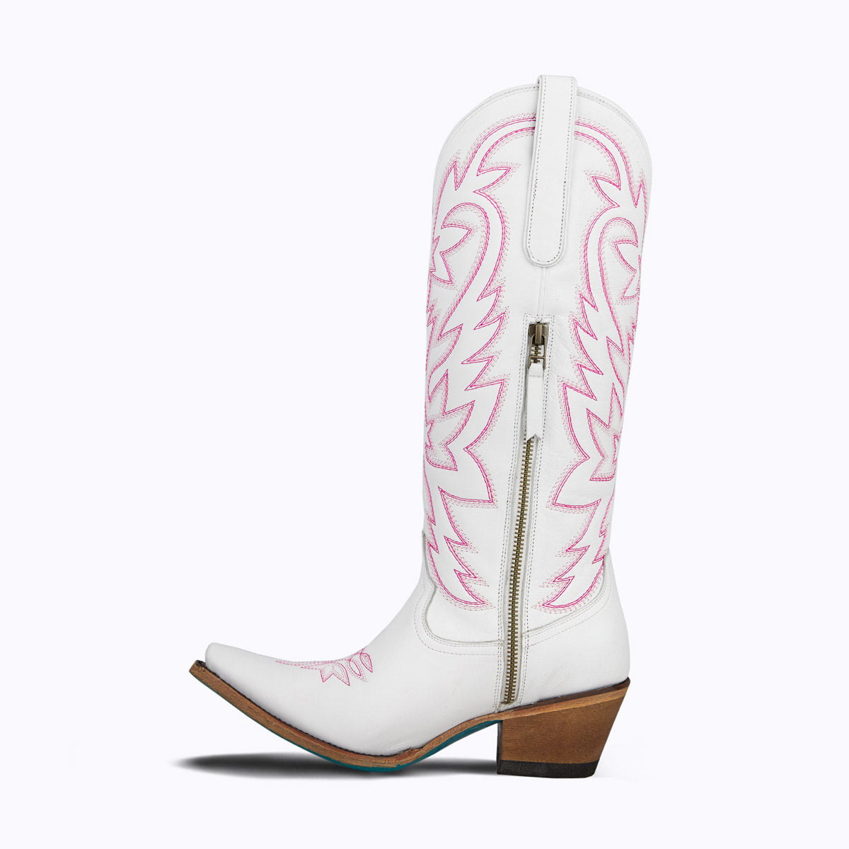 Pink and 2025 white cowgirl boots